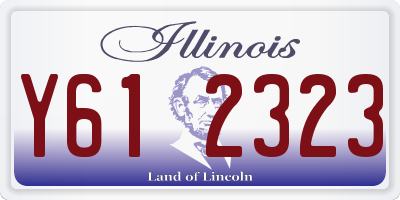 IL license plate Y612323