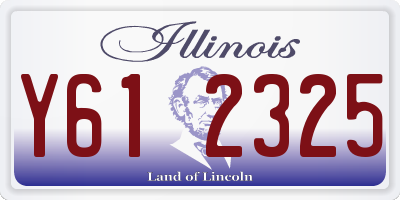 IL license plate Y612325