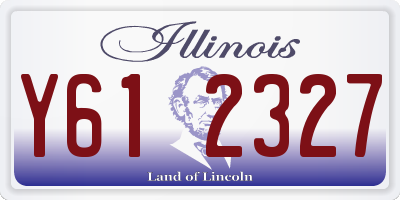 IL license plate Y612327