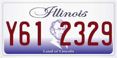 IL license plate Y612329