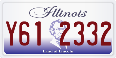 IL license plate Y612332