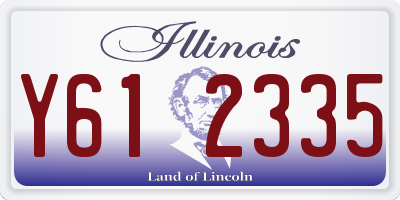 IL license plate Y612335