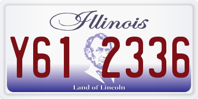 IL license plate Y612336