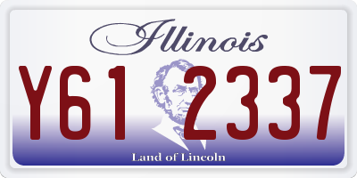 IL license plate Y612337