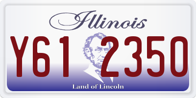 IL license plate Y612350