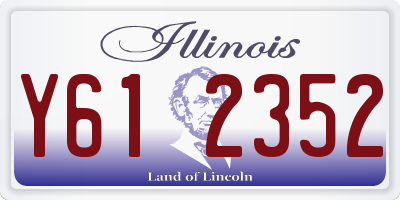 IL license plate Y612352