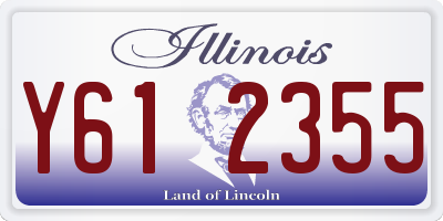 IL license plate Y612355