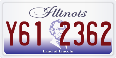 IL license plate Y612362