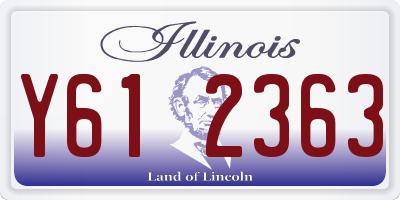 IL license plate Y612363