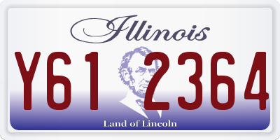 IL license plate Y612364