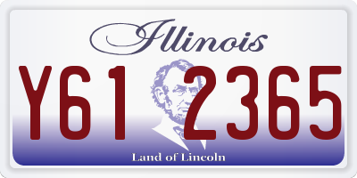 IL license plate Y612365