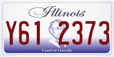 IL license plate Y612373