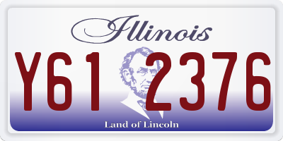 IL license plate Y612376