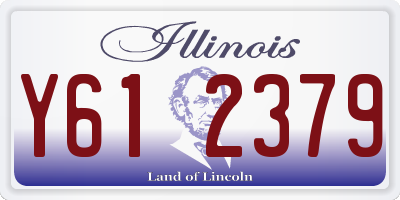 IL license plate Y612379
