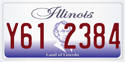 IL license plate Y612384