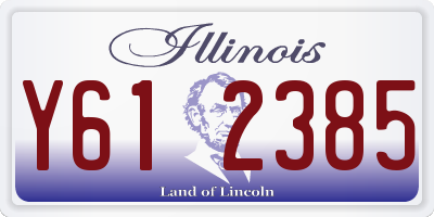 IL license plate Y612385