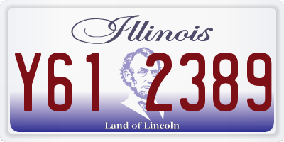 IL license plate Y612389