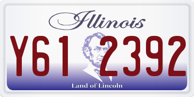 IL license plate Y612392
