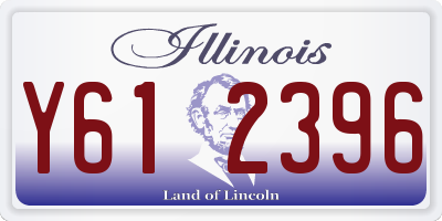 IL license plate Y612396