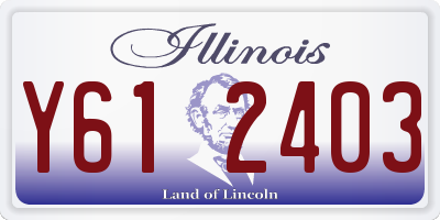 IL license plate Y612403