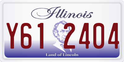 IL license plate Y612404