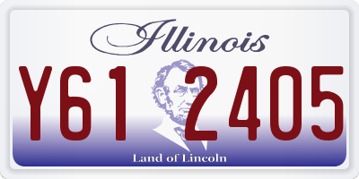 IL license plate Y612405