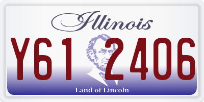 IL license plate Y612406