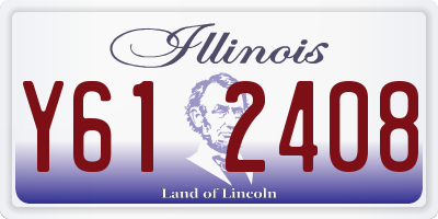 IL license plate Y612408