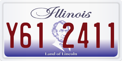 IL license plate Y612411