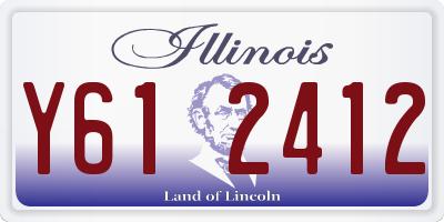 IL license plate Y612412