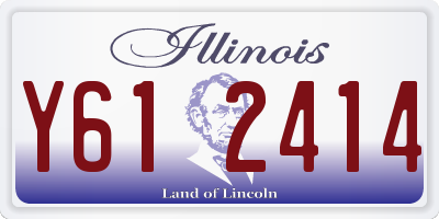 IL license plate Y612414