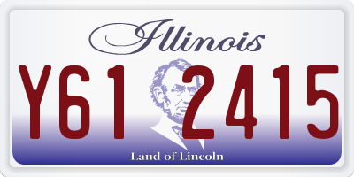 IL license plate Y612415