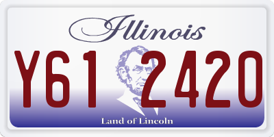 IL license plate Y612420