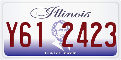 IL license plate Y612423
