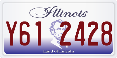 IL license plate Y612428