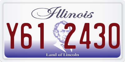 IL license plate Y612430