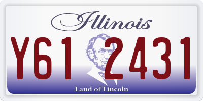 IL license plate Y612431