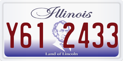 IL license plate Y612433