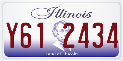 IL license plate Y612434