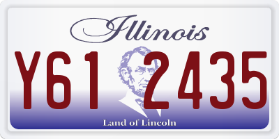 IL license plate Y612435