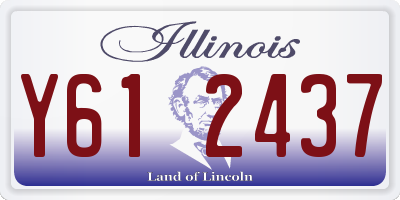 IL license plate Y612437