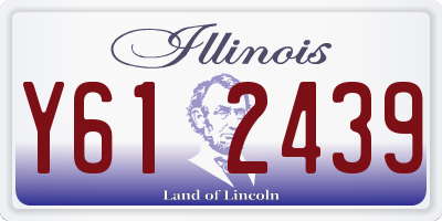 IL license plate Y612439