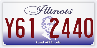IL license plate Y612440
