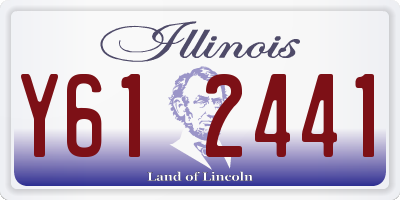 IL license plate Y612441