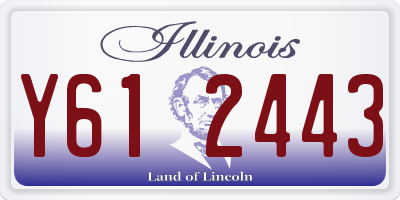 IL license plate Y612443
