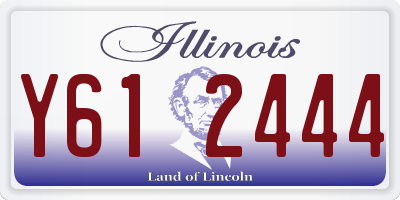 IL license plate Y612444