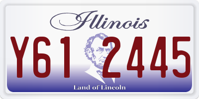 IL license plate Y612445