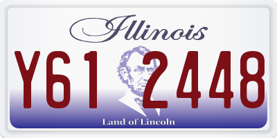 IL license plate Y612448