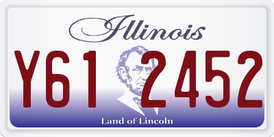 IL license plate Y612452