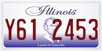 IL license plate Y612453